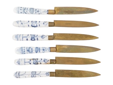 WWII TYPE NAZI GERMAN UCHATIUS BRONZE FRUIT KNIVES
