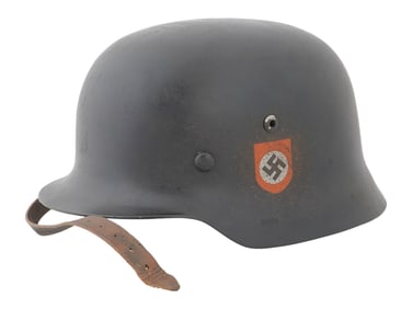 ORIGINAL WWII NAZI GERMAN SS MILITARY HELMET STAHLHELM