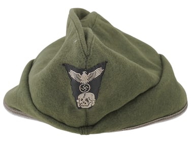 WWII NAZI GERMAN SS GARRISON FORAGE CAP