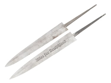 WWII NAZI GERMAN DAGGER STEEL BLADES
