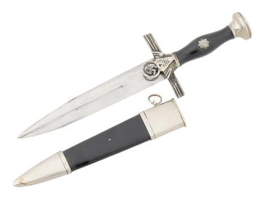 WWII NAZI GERMAN THIRD REICH RLB DAGGER WITH SCABBARD