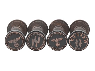 WWII TYPE NAZI GERMAN WOODEN HAND STAMPS