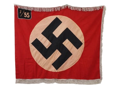 WWII ERA GERMAN NAZI DOUBLE SIDED SA FLAG