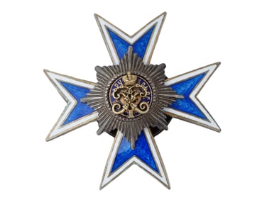 RUSSIAN SILVER OFFICER BADGE LIFE GUARDS KIRASSIER REG