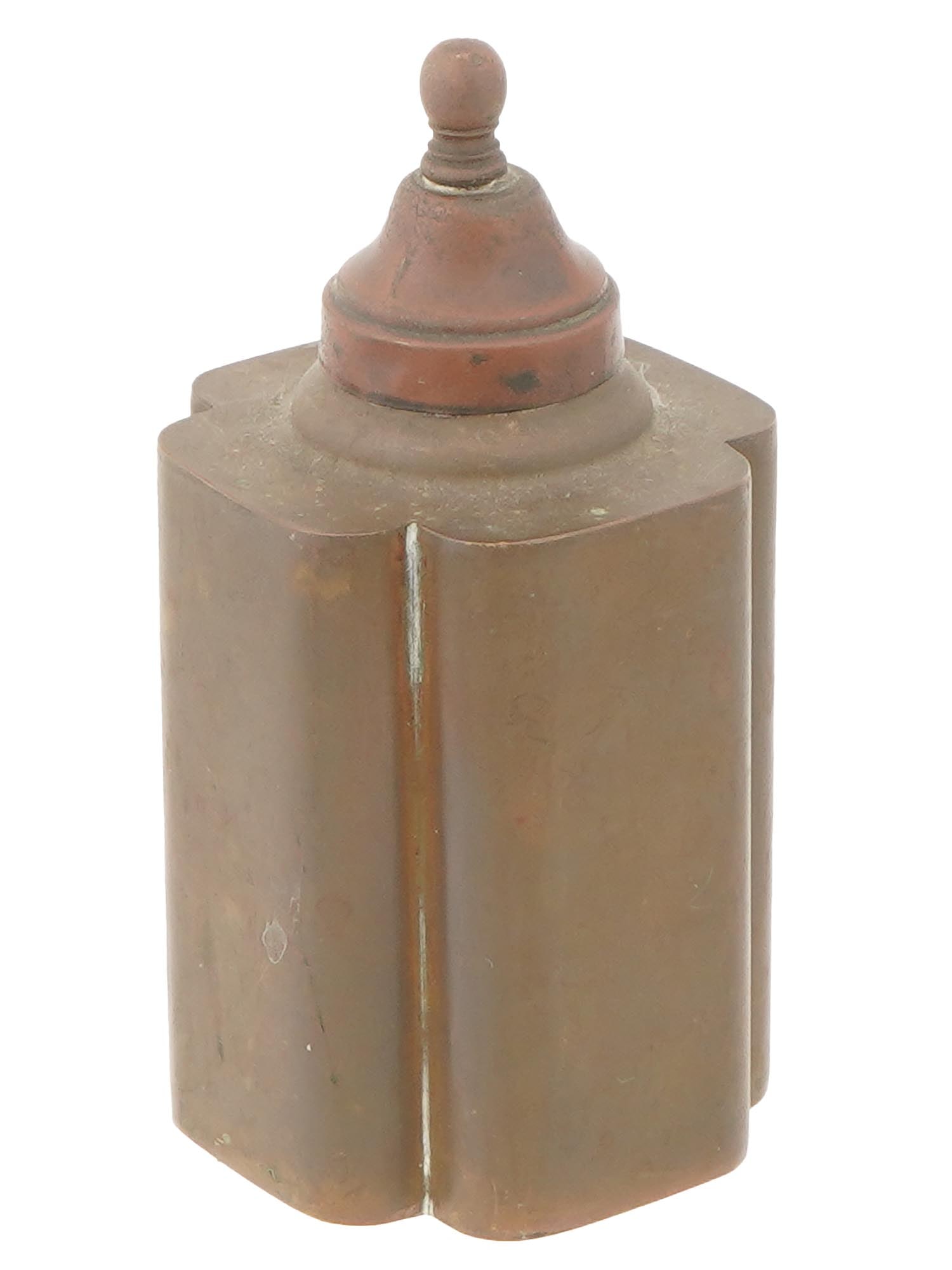 ANTIQUE RUSSIAN IMPERIAL COPPER TEA CADDY (1 of 9)