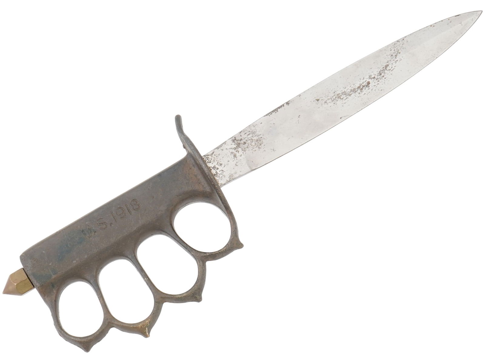 WWI AMERICAN MODEL 1918 TRENCH KNIFE KNUCKLE STYLE (1 of 6)