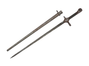 ANTIQUE SWISS STEEL BAYONET M1900 MODEL