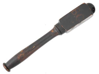 1797 ANTIQUE ENGLISH HELSTON WOODEN POLICE STEAK