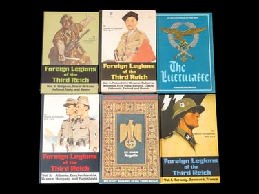 COLLECTION OF SIX WWII GERMAN MILITARY BOOKS