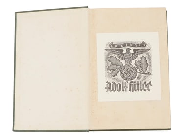 PRE WWII GERMAN SOLDIERS ADOLF HITLER LIBRARY BOOK