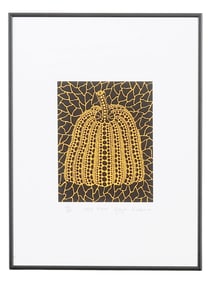 LTD JAPANESE YAYOI KUSAMA SCREEN PRINT SIGNED W COA