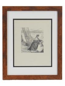 AFTER JAMES WHISTLER NAUTICAL OFFSET LITHOGRAPH
