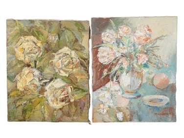 MIKHAIL KHANDROS AMERICAN STILL LIFE OIL PAINTINGS