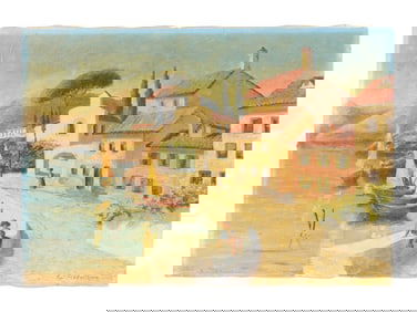 DANISH SCHOOL OIL PAINTING SIGNED BY FREDERIKSEN