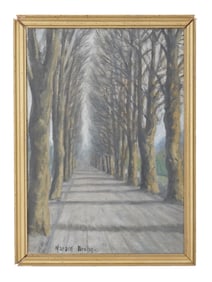 VINTAGE SCANDINAVIAN OIL PAINTING BY HARALD BRYHR