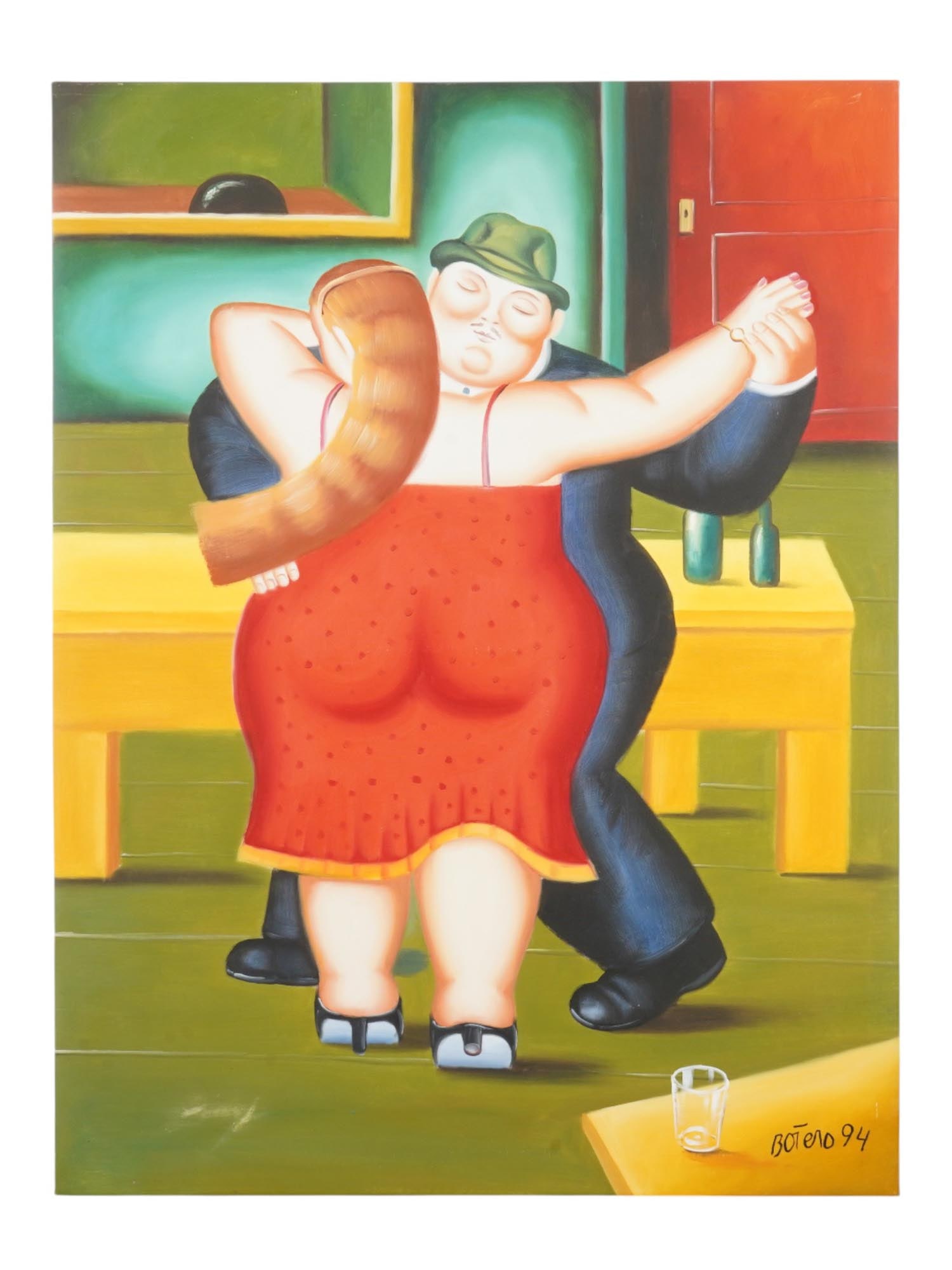 COLUMBIAN OIL PAINTING SIGNED FERNANDO BOTERO W COA (1 of 5)