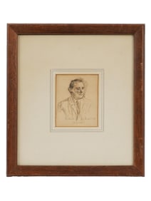 RUSSIAN PAINTING OF VACLAV FIALA BY DAVID BURLIUK