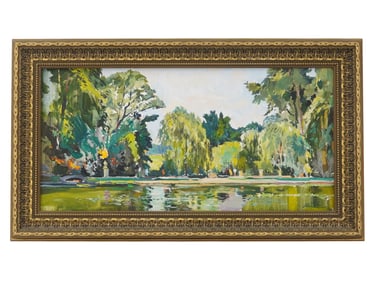 NIKOLAY ANTYUKHIN RUSSIAN LANDSCAPE OIL PAINTING