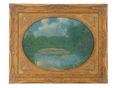 ANDREAS ROTH GERMAN AMERICAN LANDSCAPE OIL PAINTING