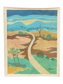 INDIAN OIL PAINTING SIGNED NARAYAN SHRIDHAR BENDRE