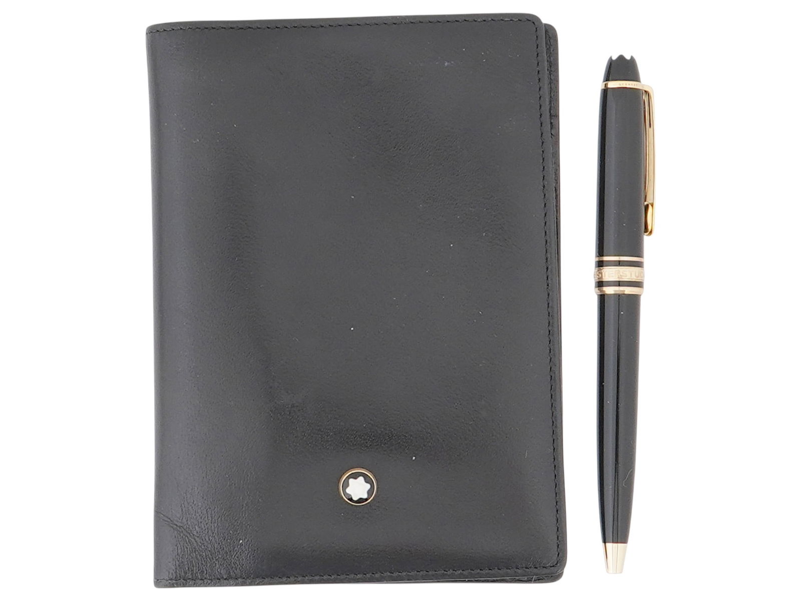 MONTBLANC MOZART NOTEPAD HOLDER W MEISTERSTUCK PEN (1 of 8)