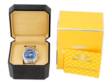 BREITLING B 1 CHRONOGRAPH WRISTWATCH IOB