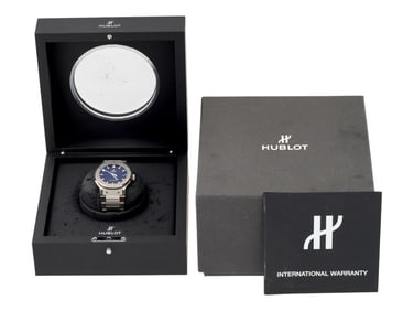 HUBLOT MENS BIG BANG AUTOMATIC WRISTWATCH IOB
