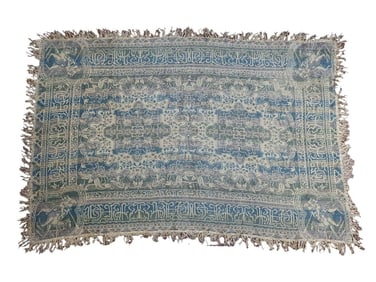 FRENCH HAND WOVEN PIANO COVER WITH ISLAMIC MOTIFS