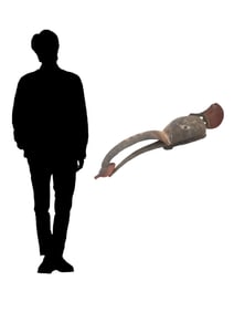 AFRICAN HAND CARVED WOODEN DAN MASK FROM LIBERIA