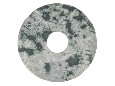 ANTIQUE CHINESE QING CARVED JADE BI DISC