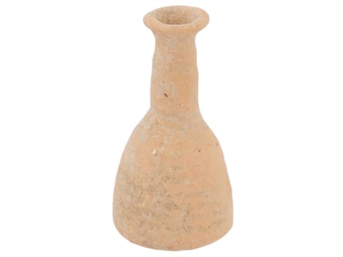 SMALL ANCIENT ROMAN UNGUENTARIUM TERRACOTTA VESSEL