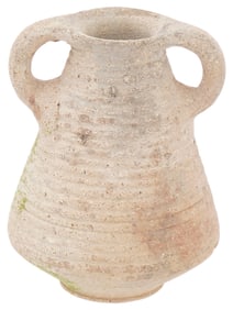ANCIENT BYZANTINZE EMPIRE TERRACOTTA HANDLED JAR