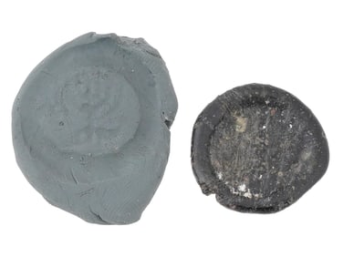 ANCIENT ROMAN GLASS MENORAH MEDALLION 100 TO 300 AD