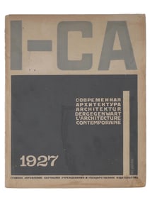 1927 CONTEMPORARY ARCHITECTURE SOVIET MAGAZINE ISSUE
