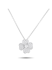 VAN CLEEF & ARPELS COSMOS 18K GOLD DIAMOND NECKLACE