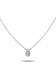 LB EXCLUSIVE 14K  GOLD 0.11CT DIAMOND NECKLACE