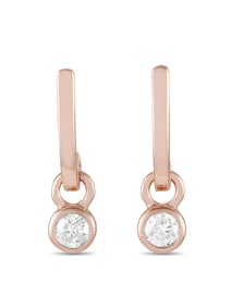 LB EXCLUSIVE 14K  GOLD 0.29 CT DIAMOND EARRINGS