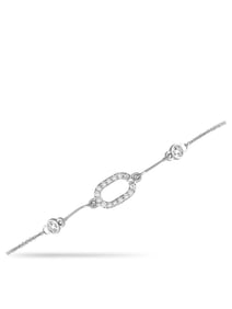 LB EXCLUSIVE 14K  GOLD 0.10CT DIAMOND BRACELET