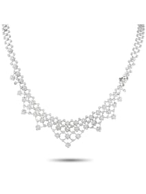 LB EXCLUSIVE 18K  GOLD 2.76CT DIAMOND NECKLACE