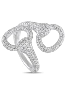 LB EXCLUSIVE 18K  GOLD 2.10CT DIAMOND RING