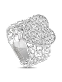 LB EXCLUSIVE 18K  GOLD 0.68CT DIAMOND RING