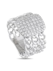 LB EXCLUSIVE 18K  GOLD 0.60CT DIAMOND RING