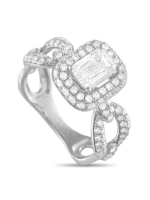 LB EXCLUSIVE 18K  GOLD 1.80CT DIAMOND RING