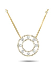 LB EXCLUSIVE 18K  GOLD 1.70CT DIAMOND NECKLACE