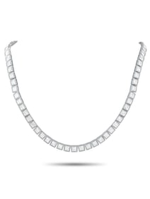 LB EXCLUSIVE 18K  GOLD 33.0CT DIAMOND NECKLACE