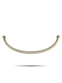 CARTIER VINTAGE 18K  AND STAINLESS STEEL NECKLACE