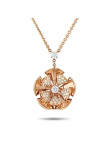 BVLGARI DIVA'S DREAM 18K  GOLD 1.20CT DIAMOND NECKLACE