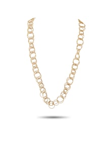 BUCCELLATI HAWAII 18K  GOLD LINK NECKLACE