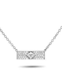 LB EXCLUSIVE 14K  GOLD 0.55CT DIAMOND NECKLACE