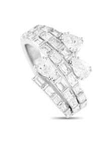 LB EXCLUSIVE 18K  GOLD 2.60CT DIAMOND RING